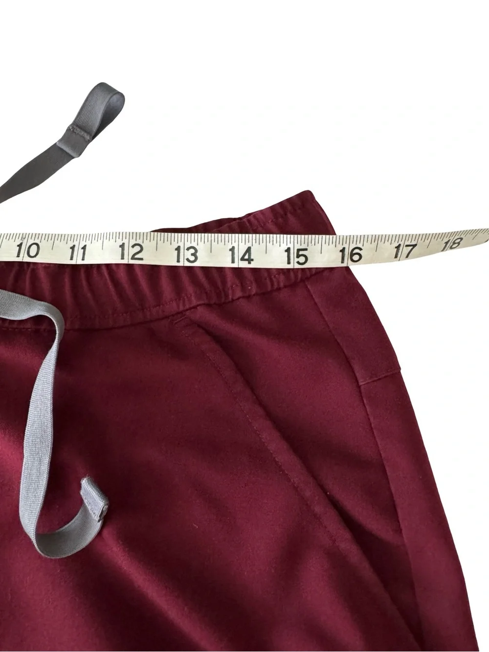FIGS Men's Technical Collection Jogger Scrub Pants Burgundy Medium Short M/S